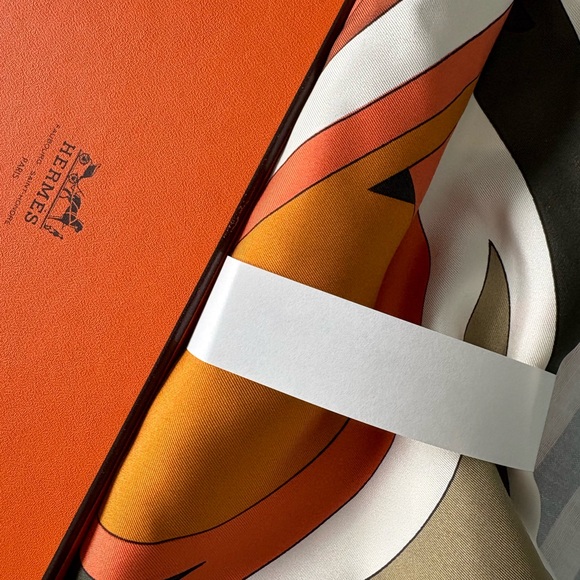 Hermés “Virages” P. Péron Silk Scarf - Picture 1 of 9